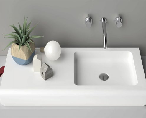 install the washbasin notes so that the use of more convenient