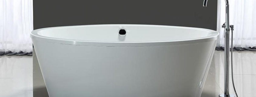 cleaning method for various material bathtub