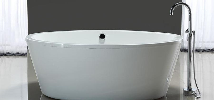 cleaning method for various material bathtub