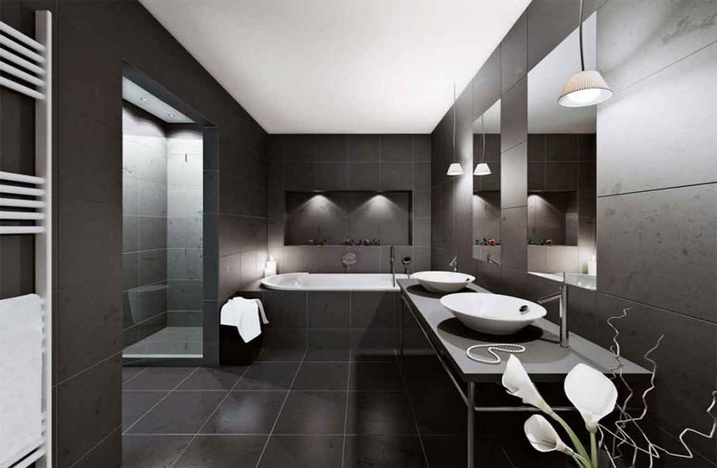 How to Use Circulating Light in a Black Bathroom? - Barana Sanitary Wares