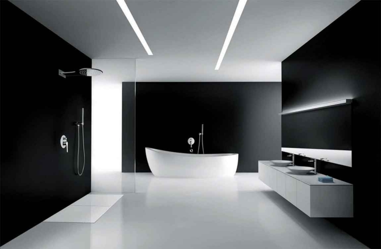 How to Using Black Paint in a Bathroom? Barana Sanitary Wares