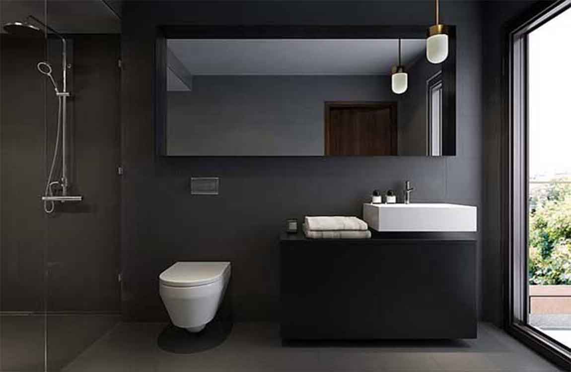 How To Using Black Paint In A Bathroom Barana Sanitary Wares